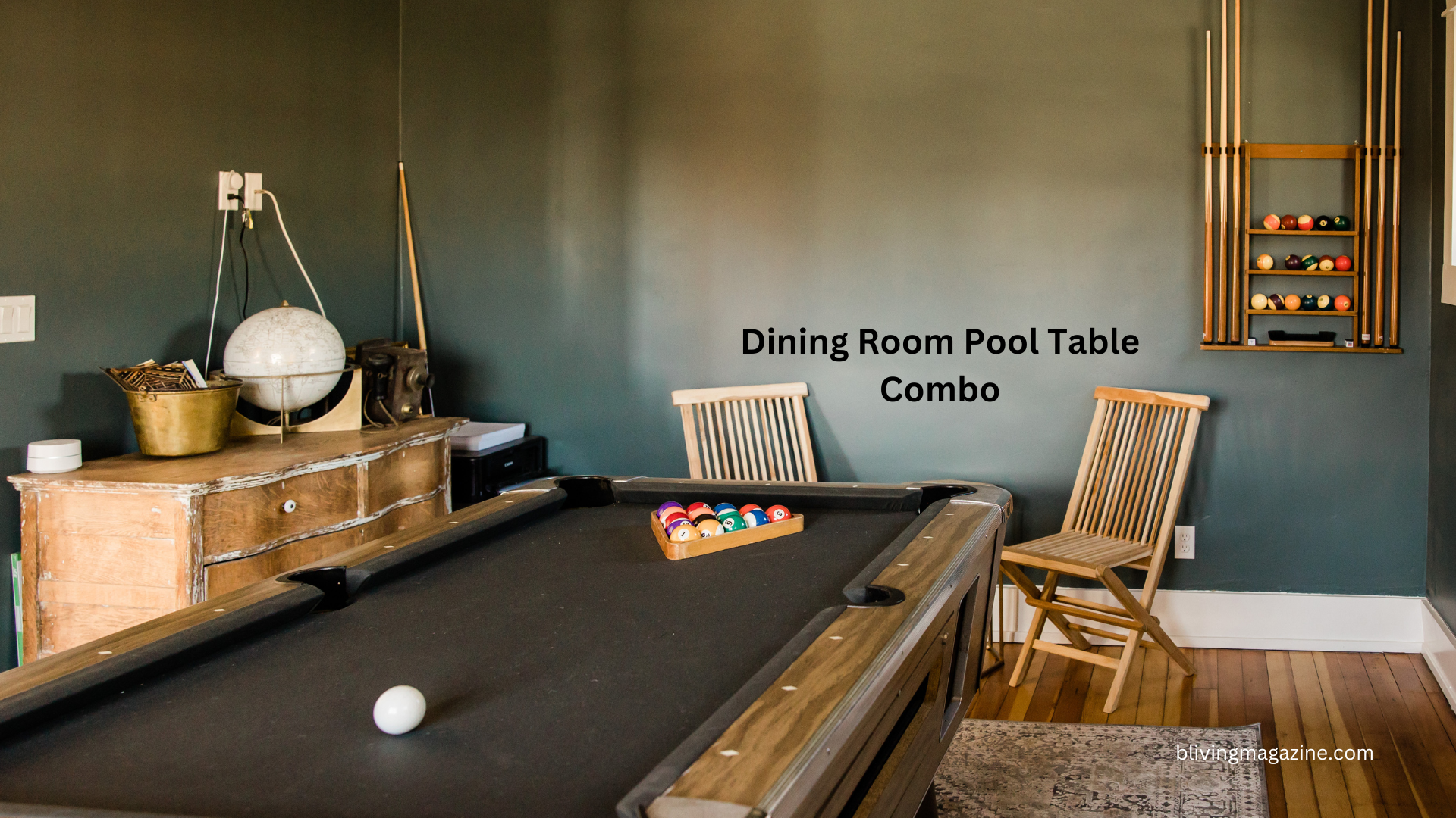 dining room pool table combo